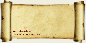 Danica Dimitrijević vizit kartica